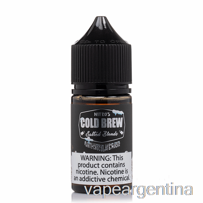 Moca Chocolate Blanco - Sales Nitros Cold Brew - 30ml 45mg Vape Argentina